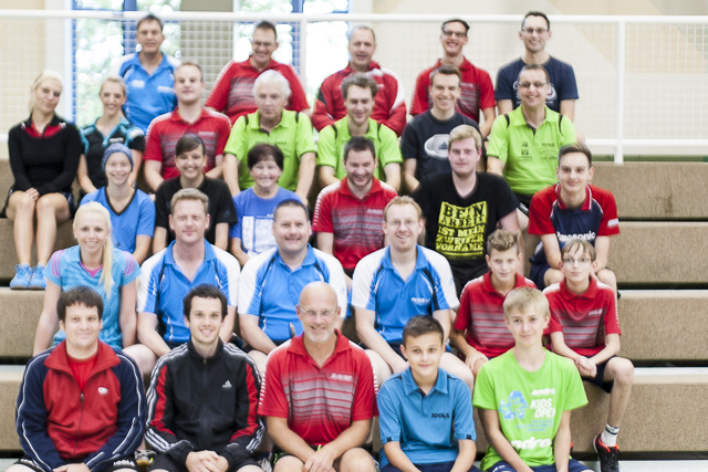Alle Teilnehmer der 1. gemeinsamen Vereinsmeisterschaften der TTF Oberwesterwald 2015.